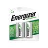 ENERGIZER C 2500mAh NiMH Rechargeable Battery 2 Pack (NH35BP2)