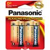 PANASONIC (Alkaline Plus) - Paquet de 2 piles alcalines D2