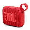 JBL Go 4 Ultra-Portable Waterproof Bluetooth Speaker, Red