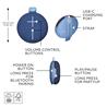 ULTIMATE EARS Miniroll Waterproof Bluetooth Speaker, Blue