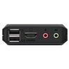 IOGEAR Commutateur KVM 2 ports 4K avec connexions HDMI, USB et audio