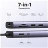 UGREEN Revodok USB C Hub, 7-in-1 with 4K 60Hz HDMI(Open Box)