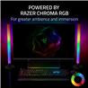 Razer - Aether Standing Light RGB LED Light Bars - Black