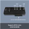 Vantec NexStar Storage Adapter, 3-in-1, USB 3.2 Gen2x1 Type C