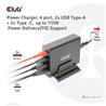 Chargeur de puissance CLUB3D jusqu'à 112W, 4 ports, 2x USB Type-A 2x Type-C