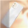 Baseus Protective Case For iPhone 12 5.4'', Liquid Silica Gel, White