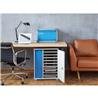Armoire de chargement sécurisée LapCabby Lyte pour 10 ordinateurs portables, tablettes ou Chromebooks jusqu^à 15 pouces.