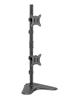 Brateck 17"-32" Vertical Dual-Monitor Steel Articulating Monitor Mount
