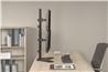 Brateck 17"-32" Vertical Dual-Monitor Steel Articulating Monitor Mount