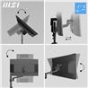 MSI PRO MT81D - Premium Aluminum Dual Monitor Stand Arms