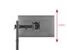One For All DM2110 Monitor Mount Smart Single (Black)