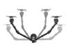One For All Universal Dual Monitor Arm (Black) DM2210
