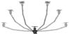 One For All Universal Triple Monitor Arm (Black) DM2310