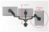 One For All DM4310 Monitor Mount Smart Triple (Black)
