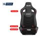 Siège inclinable NEXT LEVEL RACING® ERS4 Elite - Édition en cuir PU et daim
