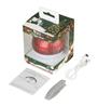 iCAN Christmas Ornament Bluetooth Speaker with LED lights - Red