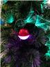 iCAN Christmas Ornament Bluetooth Speaker with LED lights - Red