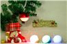 iCAN Christmas Ornament Bluetooth Speaker with LED lights - Red