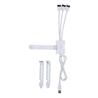 LIAN LI Concentrateur USB 2,0 1-à-3  (Port mâle de type A), Blanc