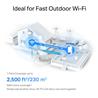 TP-Link (Deco X50 Outdoor (1-Pack)) Système Wi-Fi 6 maillé extérieur