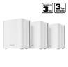 ASUS ZenWiFi BE3600 BE3600 Dual Band Wi-Fi 7 Mesh System (3 Pack)