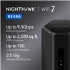 NETGEAR Nighthawk (RS300) BE9300 Tri-Band Wireless Wi-Fi 7 Router