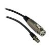 daptateur de microphone dynamique ou à condensateur alimenté par pile SHURE WA310 | Avec connecteur XLR femelle et mini-conn...