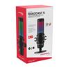HYPERX QuadCast S Microphone à condensateur USB RVB, noir-gris