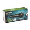 SHURE PGA58-LC Cardioid Dynamic Vocal Microphone, Black