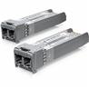 Module Ubiquiti SFP+ UACC-OM-MM-10G-D-20, pour réseau de données, réseau optique, réseau duplex 2 x LC, fibre optique, multi...
