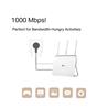 Kit de démarrage TP-Link (KIT TL-PA7017P) CPL AV1000 Gigabit Passthrough. Prise domestique Norme AV2. Jusqu'à 1000 Mbps de t...