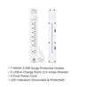 Parasurtenseur CYBERPOWER P704URC1 7 prises avec 2000 joules dispose d