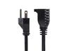 StarTech.com Rallonge d'alimentation de 3 m, câble d'alimentation secteur NEMA 5-15P vers NEMA 5-15R, 10 A 125 V, 18 AWG, câ...