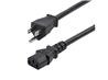 StarTech.com 8ft (2.4m) Computer Power Cord, NEMA 5-15P to IEC 60320 C13 AC Power Cable, 13A 125V, 16AWG, Replacement Power Cab