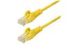 STARTECH 6FT YELLOW SLIM CAT6 ETHERNET CABLE, SNAGLESS, 100W POE, UTP, LSZH, 28AWG BARE COPPER WIRE, SLIM RJ45 NETWORK PATCH CO