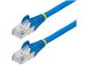 Câble Ethernet STARTECH CAT6A bleu de 22,9 m, RJ45 anti-accroc, 10 Gbit/s, 100 W PoE, S/FTP, LSZH, cuivre nu pur 27 AWG, 500...
