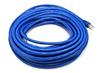 MONOPRICE CAT6A PATCH CABLE_ 50FT BLUE  Cat6A 24AWG STP Ethernet Network Patch Cable_ 50ft Blue