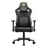 COUGAR Chaise de jeu Defensor Gold Gris cendré Leatherette