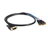 STARTECH 3ft VGA HD-15 to Component RCA Breakout Cable Adapter