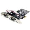 StarTech 4 Port Native PCI Express RS232 Serial Adapter Card with 16550 UART (PEX4S553)