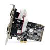 StarTech 4 Port Native PCI Express RS232 Serial Adapter Card with 16550 UART (PEX4S553)