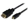 StarTech - Câble HDMI haute vitesse avec Ethernet - 3 pi - Noir (HDMIADMM3)