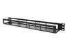 Chemin de câbles horizontal 2U Support-(137-5755)