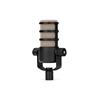 RODE PodMic Dynamic Podcasting XLR Microphone, Black