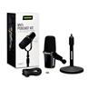 SHURE MV7+ XLR/USB Podcast Microphone with windscreen/stand, Black