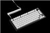 DROP Black and White Coiled Keyboard Cable – Black-on-White – YC8