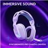 LOGITECH - G522 LIGHTSPEED Wireless Gaming Headset - White