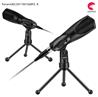 YANMAI Q3B Gaming Microphone With Foldable Tripod Stand, Black