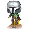 Funko POP! STAR WARS - The Mandalorian with The Child (Flying)
