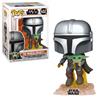 Funko POP! STAR WARS - The Mandalorian with The Child (Flying)